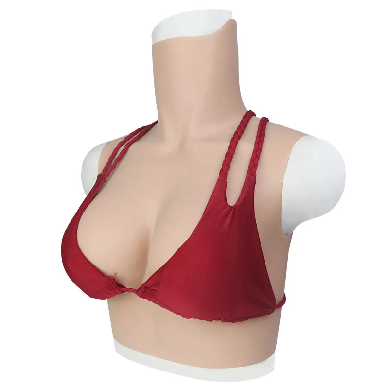 Silicone Breast Form Transgender Artificial Breast Forms Crossdresser Fake Boobs C Cup for Shemale Crossdressing Latex Pechos