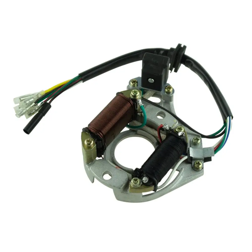 2 катушки AC статор зажигания Магнето Пластина для 50cc 70cc 90cc 110cc 125cc китайский ATV Quad Taotao