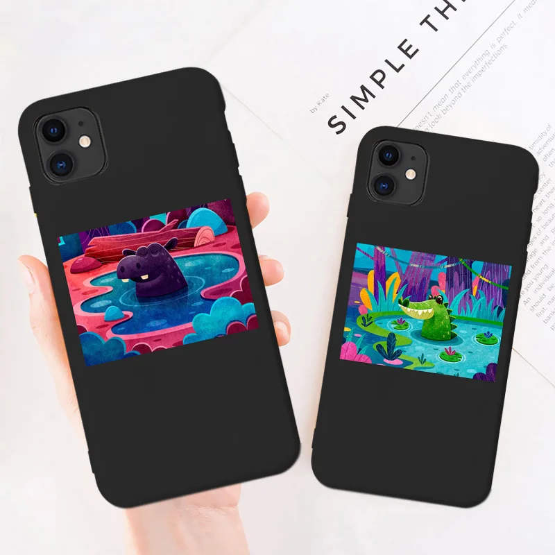 

11 Pro Max X XS XR Max Russian illustration Phone Cover For iPhone 12 7 8 7Plus 8Plus 6S SE 2020 Soft Silicone Candy Case Fundas