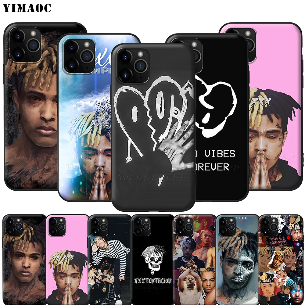 Мягкий силиконовый чехол YIMAOC XXXTentacion для iPhone 12 Mini 11 Pro XS Max XR X 8 7 6 6S Plus 5 5S SE|Бамперы| |
