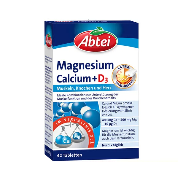 

Magnesium Calcium + D3 42 Pcs
