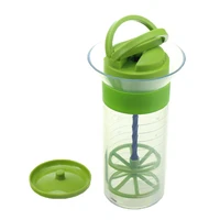 manual frother whisk multifunctional universal 300ml mixer gadget sauces unique salad dressing shaker cup
