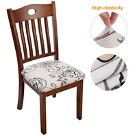 removable chair covers set washable elastic spandex modern printed chair protector seat case kitchen restaurant housse de chaise