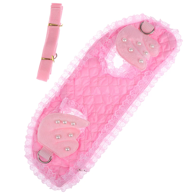 Шлейка и поводок для маленьких собак жилетка с кружевной сеткой подкладкой в