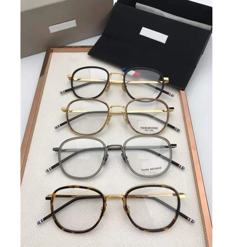 Ацетат легкие мужские очки оптические кадр мужчины ретро квадратный зрелище для