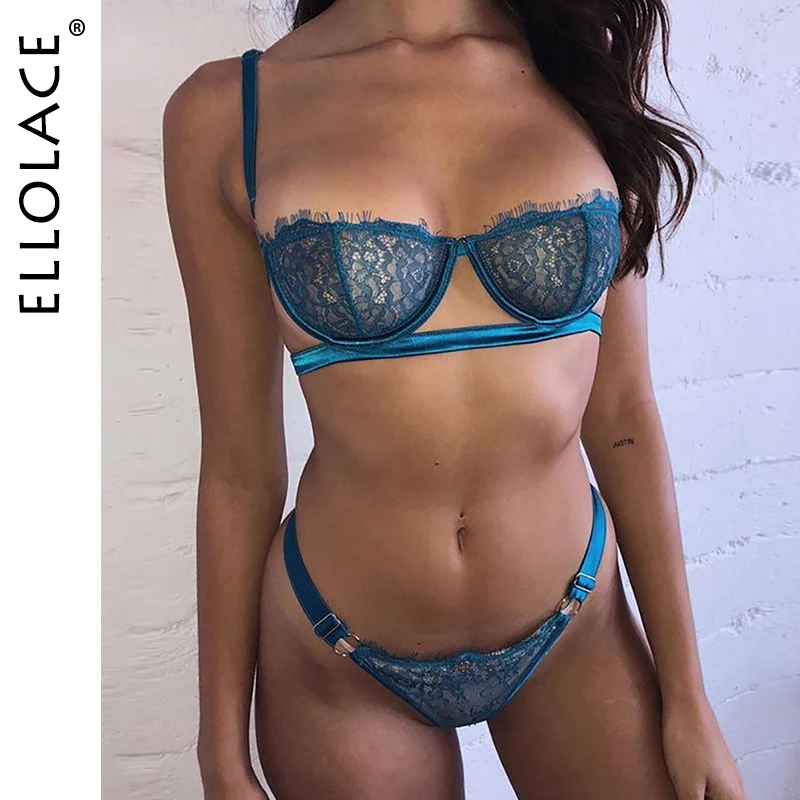 Ellolace сексуальное нижнее белье комплект женского нижнего белья кружевной из 2