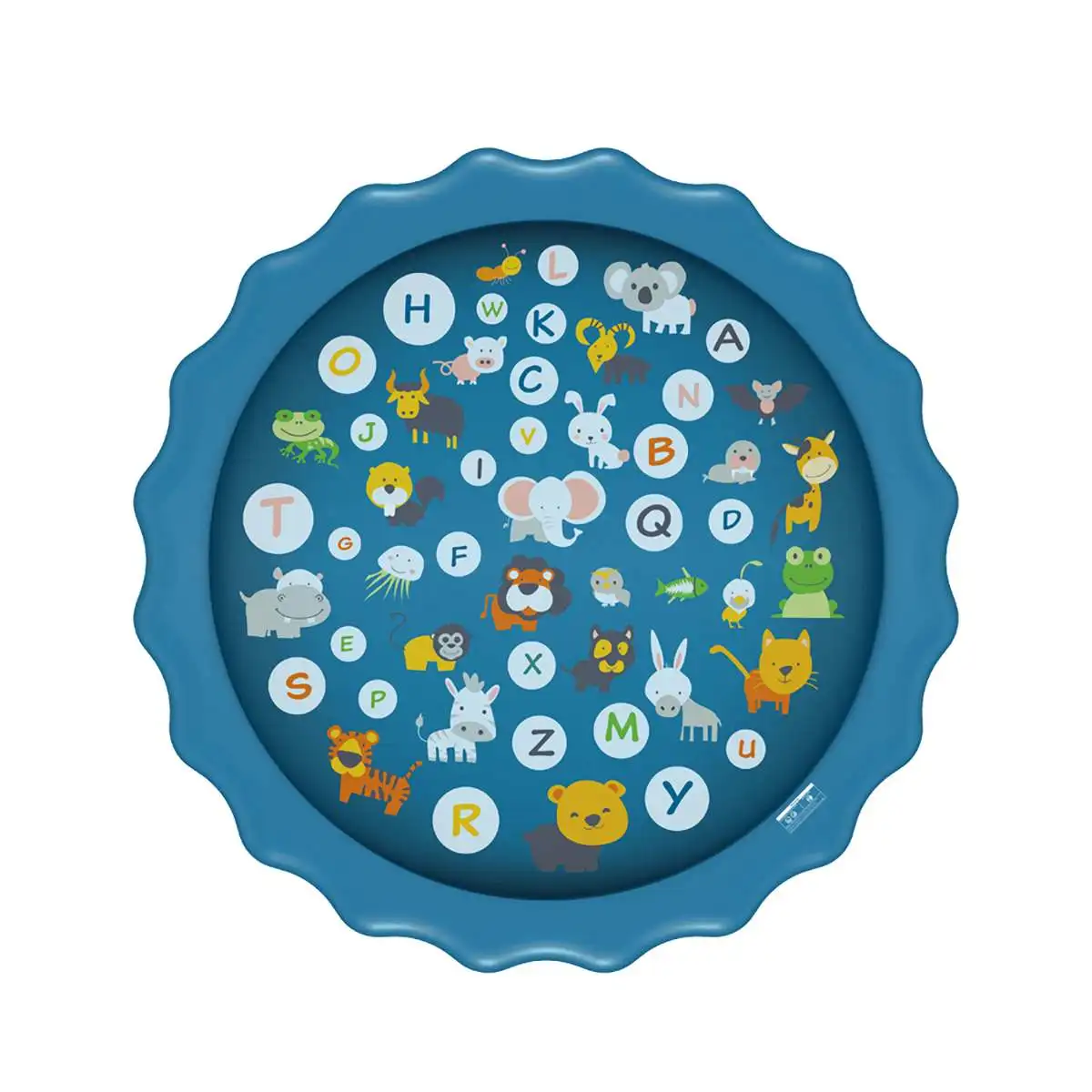 

67inch Kid Inflatable Splash Play Pool Fun Water Playing Sprinkler Mat Yard Outdoor Summer Thicken PVC Round Spray Swimming Pool