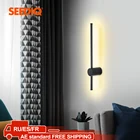 Современная светодиодная настенная лампа, комнатное бра, длинный настенный светильник для гостиной, спальни, дивана