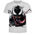 Camiseta с принтом манги, оригинальная аниме Фреска для детей 4-22 года, camiseta en 3D de superhroe de venom para ni
