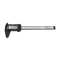 electronic digital display vernier caliper 0 150mm digital measuring instrument internal diameter external diameter plastic