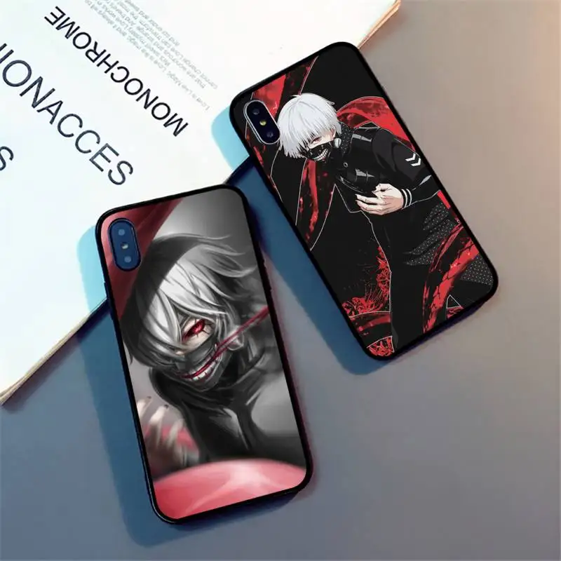 

Tokyo Ghoul Phone Case for iPhone 7 8 11 12 Pro X XS Max XR Samsung A S 10 20 50 Plus pro mobile bags Shell Cover Coque