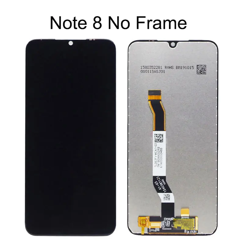 ЖК-дисплей 6 3 дюйма для Xiaomi Redmi Note 8T сменный сенсорный экран в сборе 8 | Мобильные