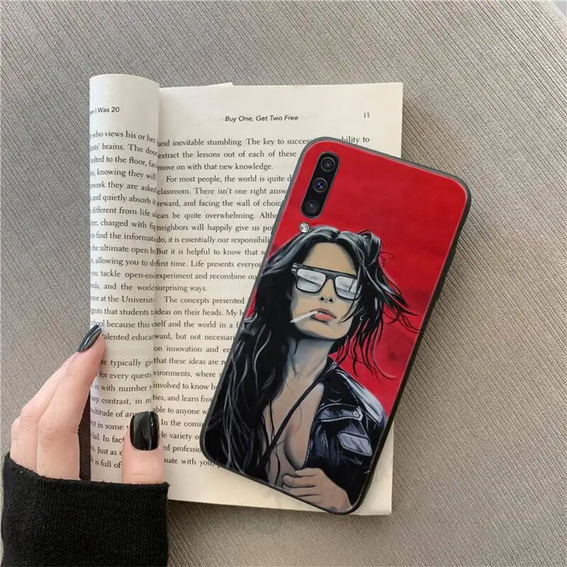 

Frases de chicas malas Phone Case For Samsung galaxy S 9 10 20 A 10 21 30 31 40 50 51 71 s note 20 j 4 2018 plus