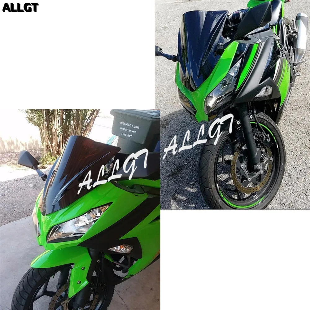 

Front Windshield Motorcycle Windscreen for Kawasaki Ninja EX300R 2013 2014 2015