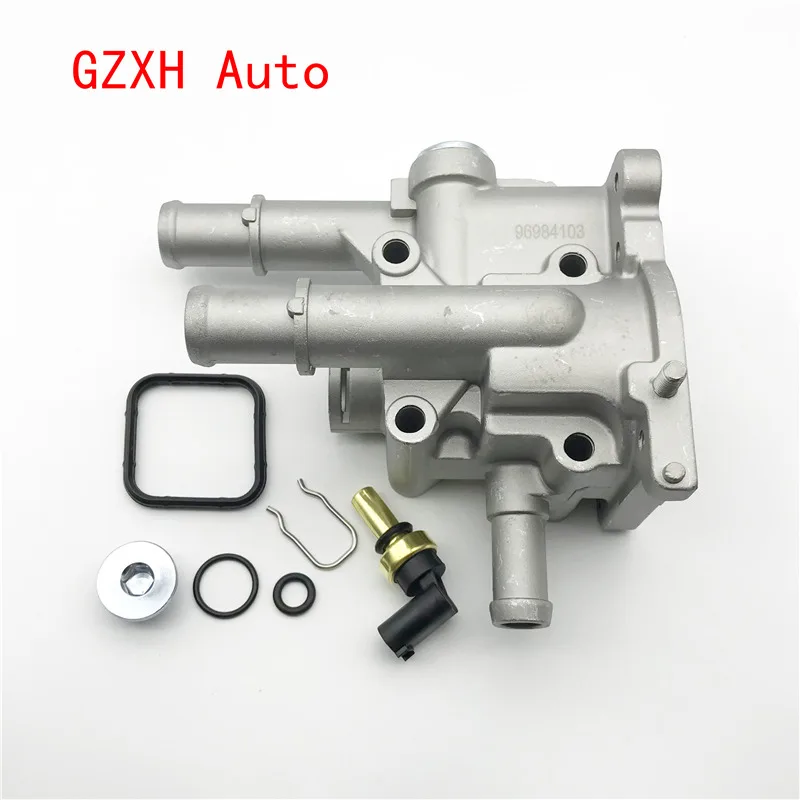 Алюминиевый корпус термостата крышка двигателя датчик охлаждения воды для Chevrolet