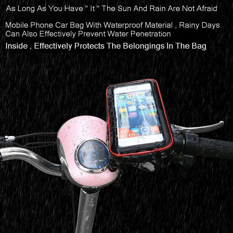 6 5 дюймовый водонепроницаемый чехол для телефона на велосипед мотоцикл сумка