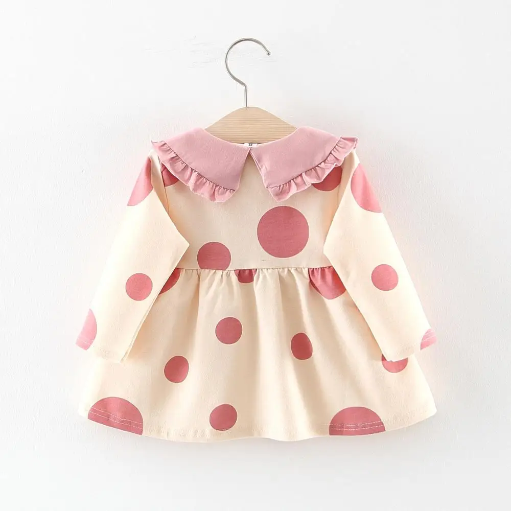 Новая весенне-осенняя рубашка для девочек детское платье принцессы с длинными