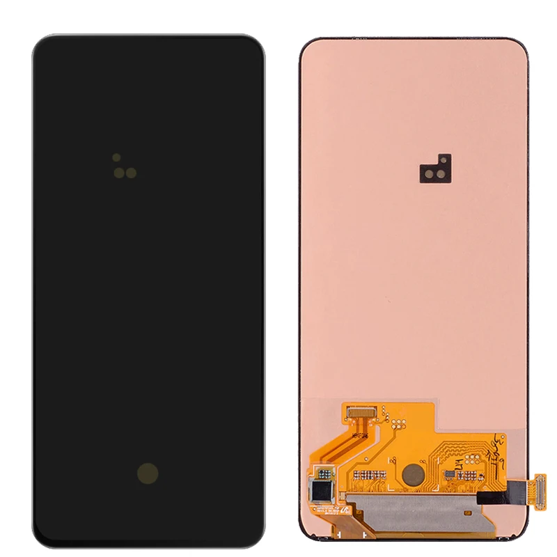 Tanie Oryginalny Wyświetlacz AMOLED Do Samsung Galaxy A80 A805F LCD Z Ramką Do Samsung A90 A905F Wyświetlacz Panel Dotykowy Montaż