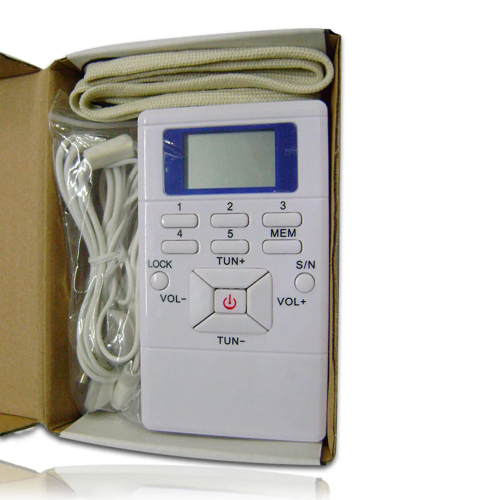 Портативный FM радиоприемник цифровые часы с ЖК экраном 1 2 дюйма|Радиоприёмники| |