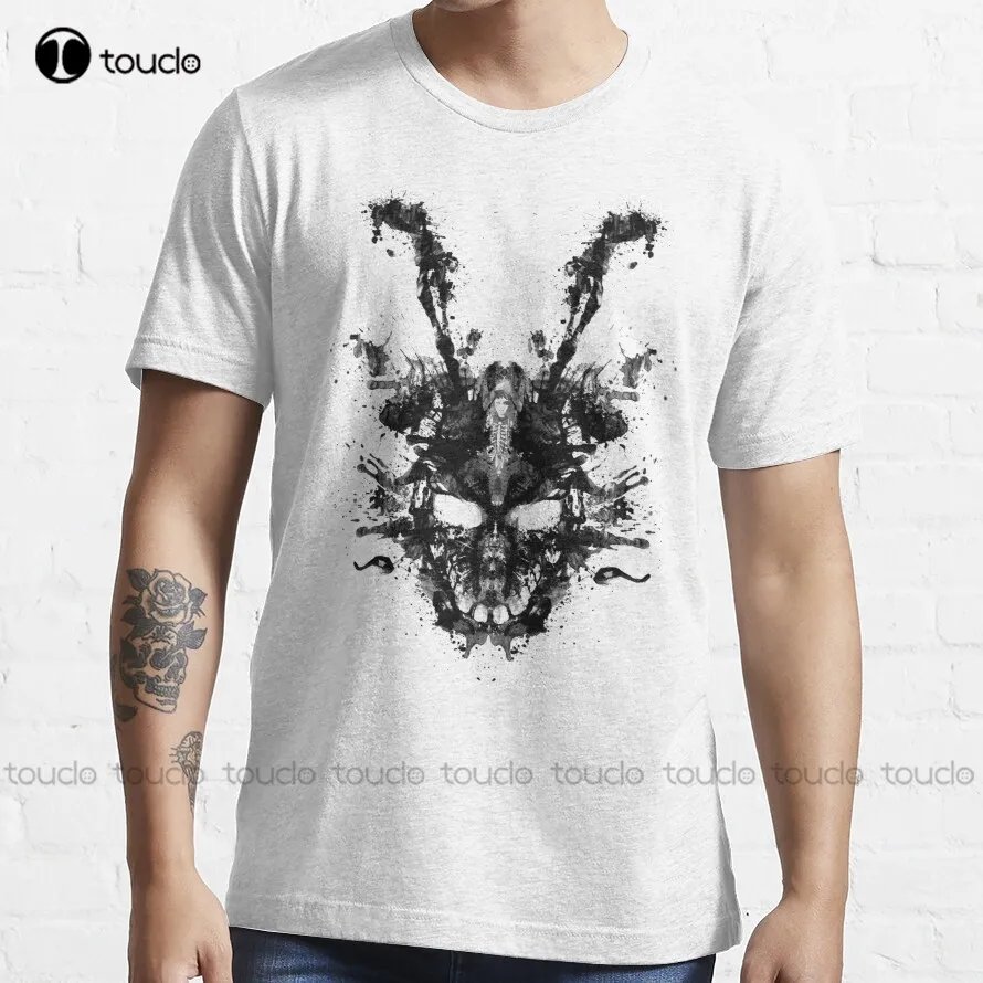 

Воображаемая футболка Inkblot- Donnie Darko, рубашки для учителей детского сада, индивидуальная футболка aldult для подростков, унисекс, футболка с цифр...