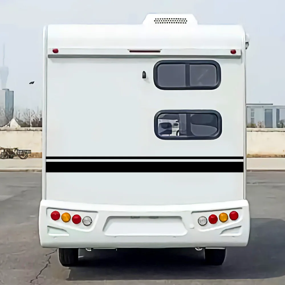

5pcs Motorhome Stripes Vinyl Stickers For Camper Van Horsebox Caravan RV stickers Automobile Decoration Decals