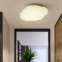 nordic ins hot white cloud led ceiling lamp creative lovely childrens room kitchen cloth store decoration light fixtures