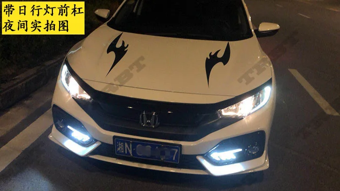 

Suit For 2019 Trbt Si Big Encircle Honda Civic Ten Generation Front Bar New Type r Red Label Tr