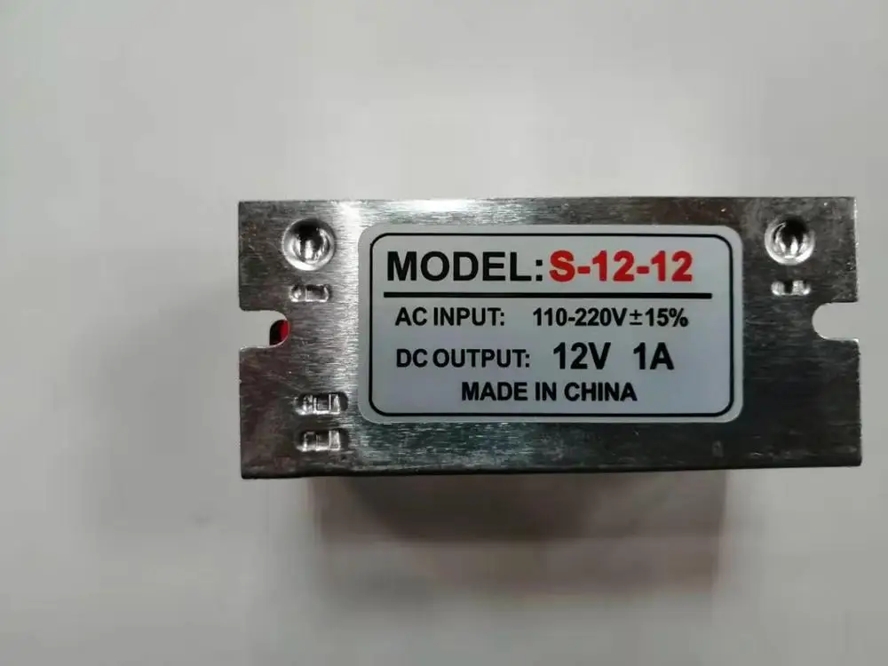 S-12-12 Ac To Dc 12v 1a 10w Switch Mode Led Switching Power Supply For Electronics Led Driver