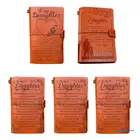 Винтажная кожаная записная книжка для зарисовок ручной работы, блокнот, дневник, учетная запись моей дочери блокнот для планирования