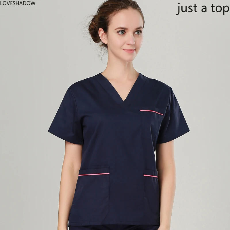 Топ женский из чистого хлопка с коротким рукавом и V образным вырезом|Верх низ