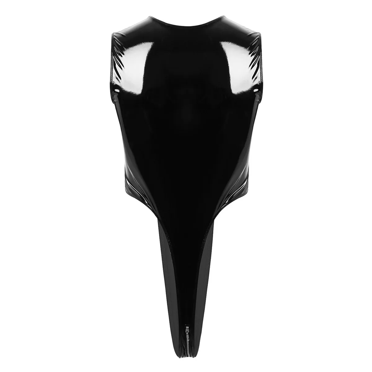 Мужское эротическое нижнее белье латексное боди для секса кожаное с мокрым