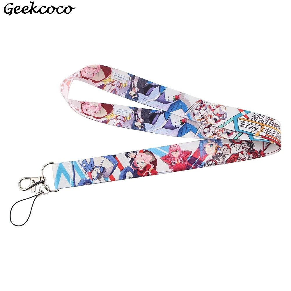 

10pcs/lot J1948 Anime Lanyard Keychain keys Badge ID Card Mobile Phone Rope Neck Straps Accessories Gifts
