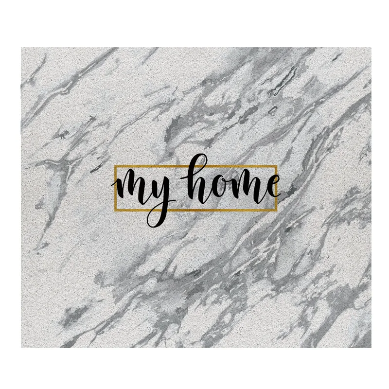 

Marble pattern entrance door mat entrance wire loop floor mat Anti-slip wear-resistant carpet bathroom waterproof rug customize