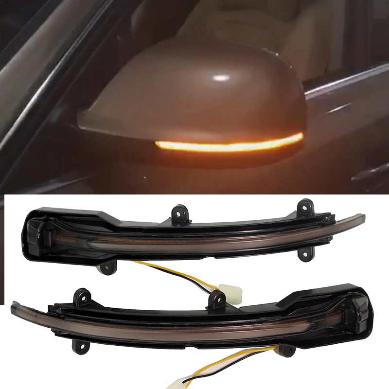 Светодиодный крыло Зеркало заднего вида мигалка Индикатор динамический сигнал