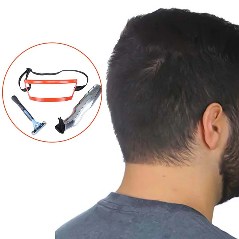 Салонный парикмахерский шаблон для стрижки шеи и выреза самостоятельного