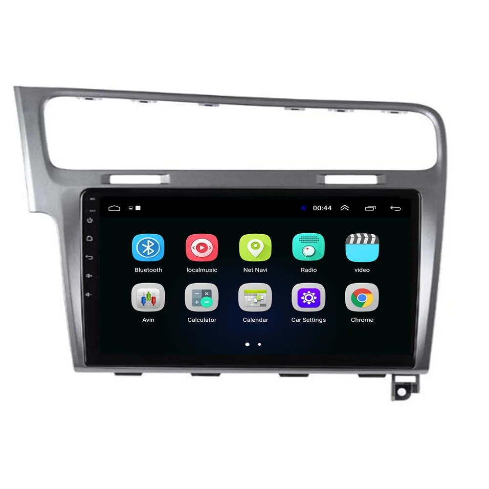 Автомагнитола 2 DIN для VW Golf 7 2013 2014 2015 с сенсорным экраном Wi-Fi FM Android 10 0 Bluetooth