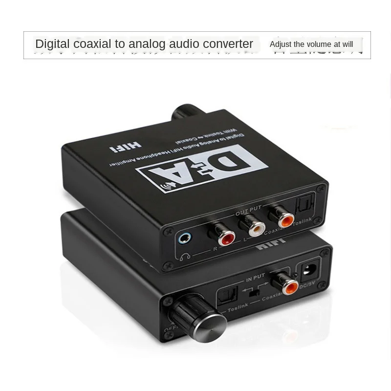 Цифровой коаксиальный аудио конвертер 3 5 ТВ приставка усилитель звука выходной