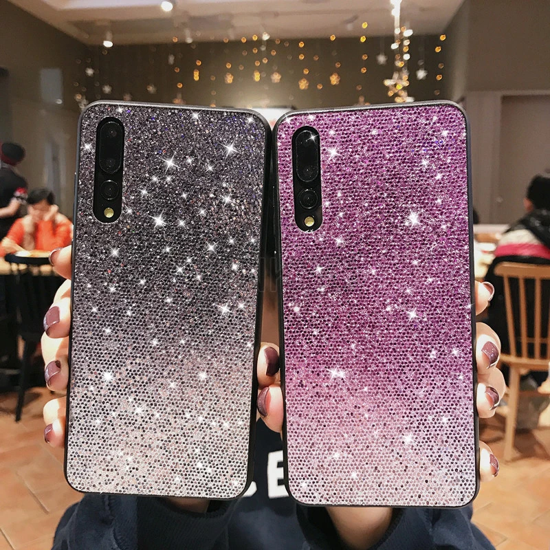 Блестящий чехол с блестками для samsung Galaxy A50 A80 A90 A60 A30 A20 A40 A70 чехол для samsung Galaxy M30 Чехлы для телефона
