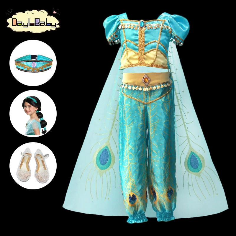 Детское рождественское платье DAYLEBABY косплей костюм Аладина с лампой платья