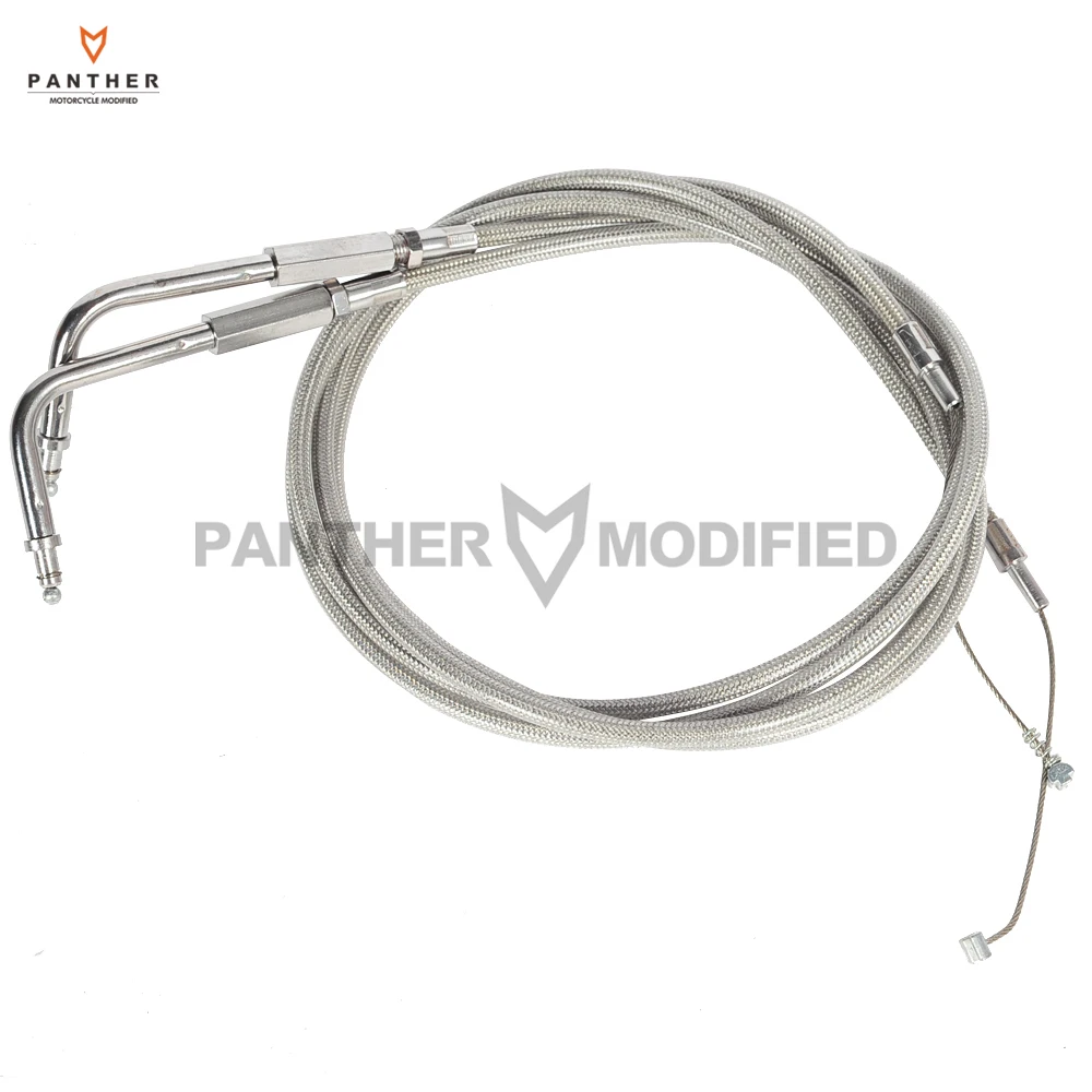 2 шт. 31-3/4 &quot80 см мотоциклетный Дроссельный кабель Moto speed line Чехол Для Harley Sportster XL883