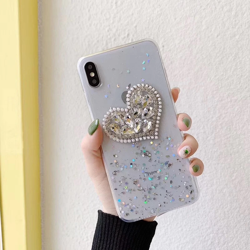 XINGDUO Роскошный чехол для телефона с бриллиантами Samsung M10 M20 M30 Bling флакон духов
