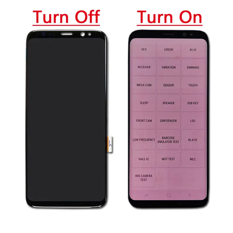 ЖК-дисплей для samsung Galaxy S8, ЖК-дисплей S8 plus, G950, G950F, G950FD, G955F, сжигание теней с сенсорным экраном, дигитайзер, замена