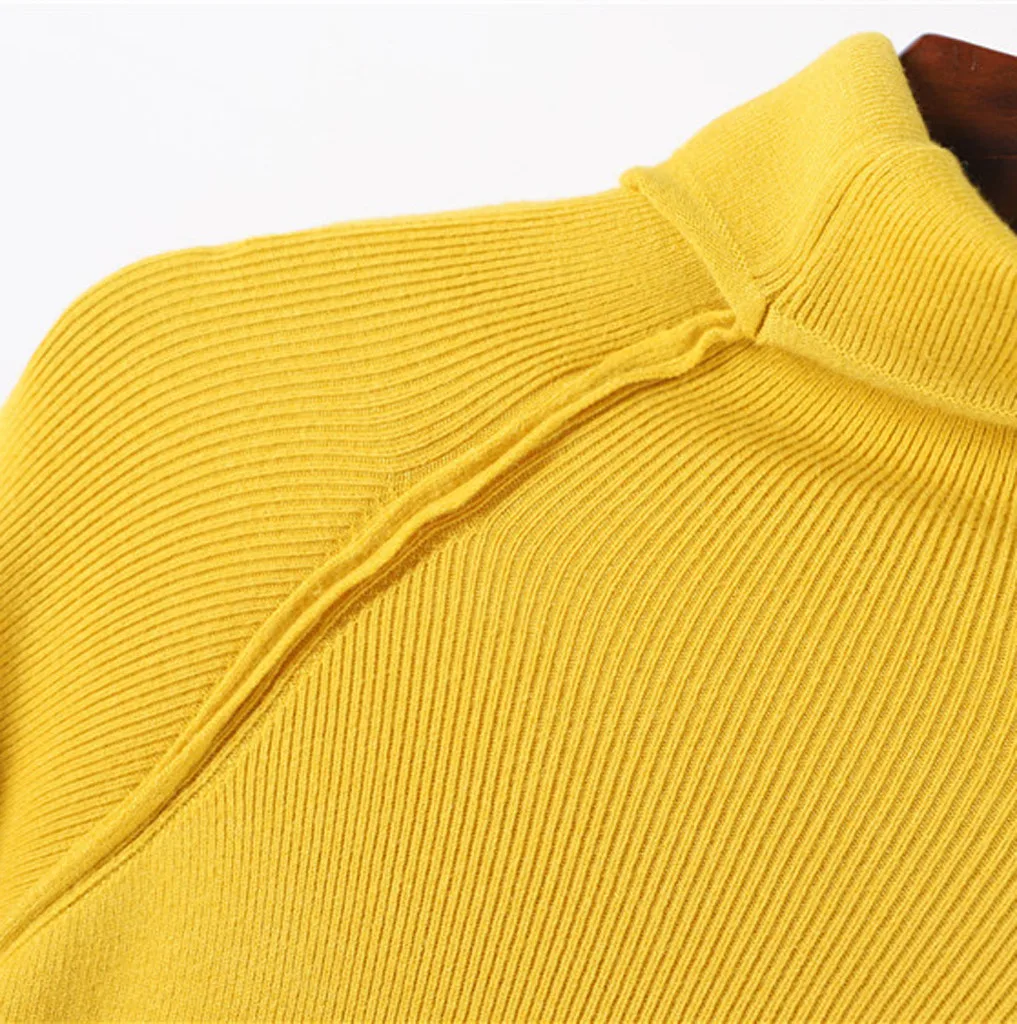 Женский свитер Womail водолазка однотонный волшебный пуловер 2019 Повседневная