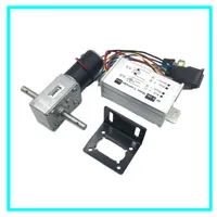 Bringsmart 5840-31zy двойной вал двигателя 24 В DC червячный мотор-редуктор 4 в DC редуктор двигатели с высоким крутящим моментом обратный самозамок для робота