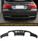 Автомобильный задний бампер, спойлер, диффузор для BMW E92 Coupe E93 Convertible M3 2008-2013 Non 4 Door, углеродное волокно, сплиттер, фартук