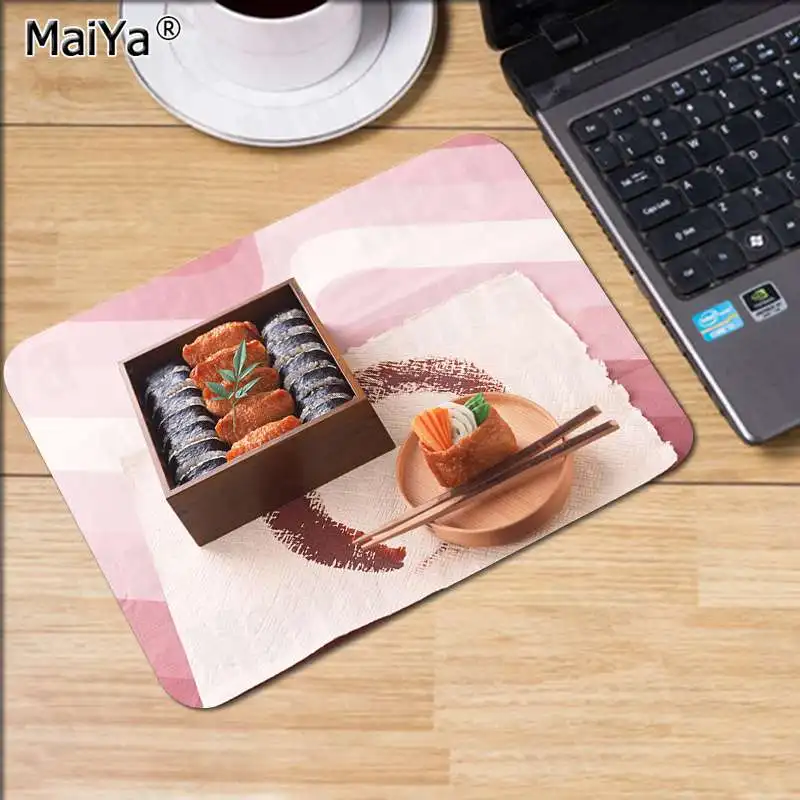 MaiYa суши Япония Yummy еда высокоскоростной новый коврик для мыши резиновый ПК