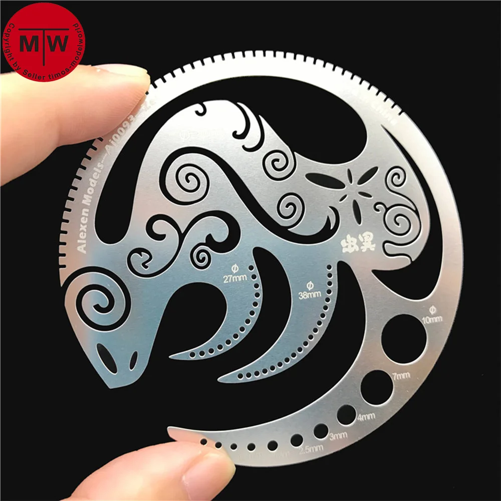 Линейка вспомогательная из нержавеющей стали для строительных моделей Gundam AJ0093