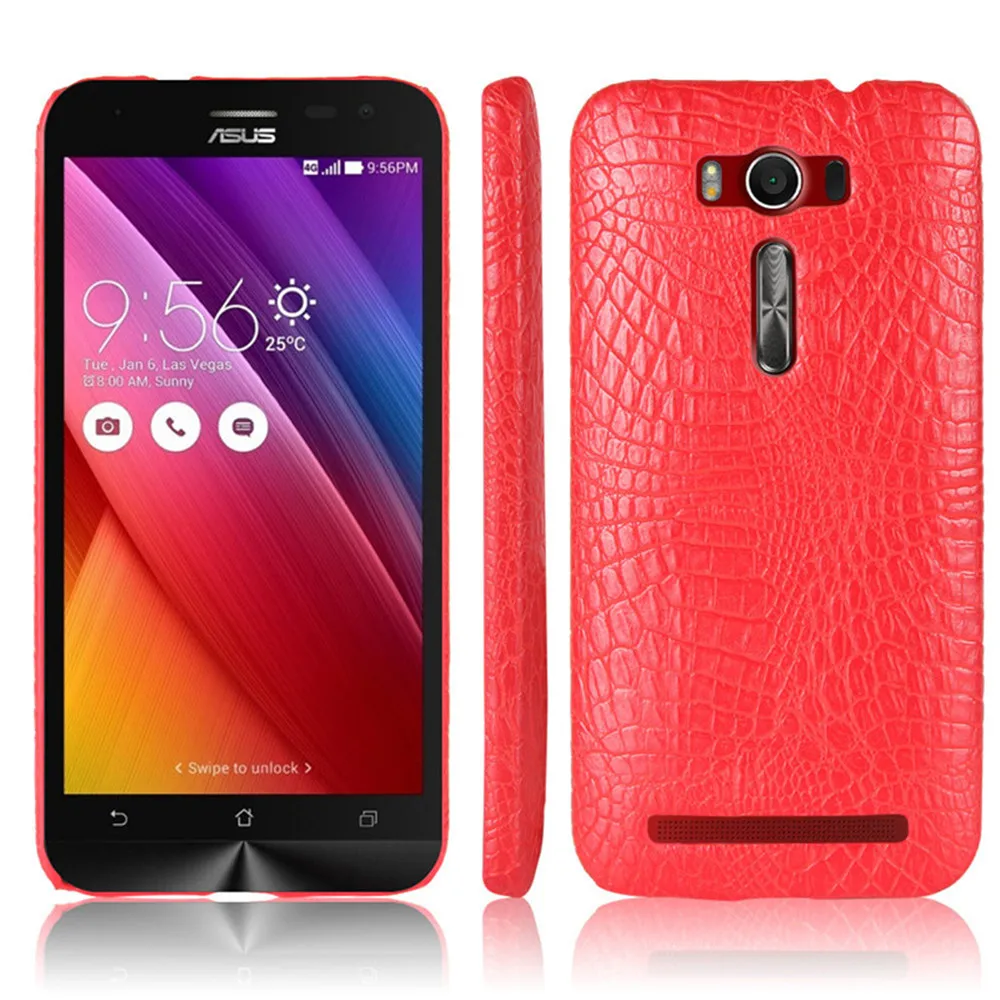 Жесткий чехол из крокодиловой кожи для Asus ZenFone 2 Laser ZE500KL ZE550KL ZE601KL Selfie ZD551KLMax ZC550KL GO