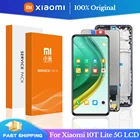 Оригинальный дисплей 6,67 дюйма для замены Xiaomi Mi 10 T Lite 5G LCD 10 сенсорный экран для Mi 10 T 10 T Lite 5G M2007J17G дисплей