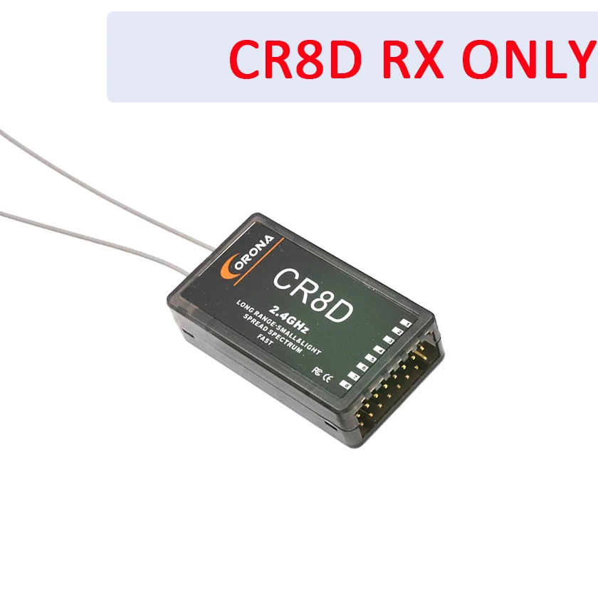 CR8D Rx Only Corona 2,4 ГГц FUTABA/HITEC Модуль и Rx комбо комплект CR8D и CT8F(V2 DSSS - Цвет: CR8D Rx Only